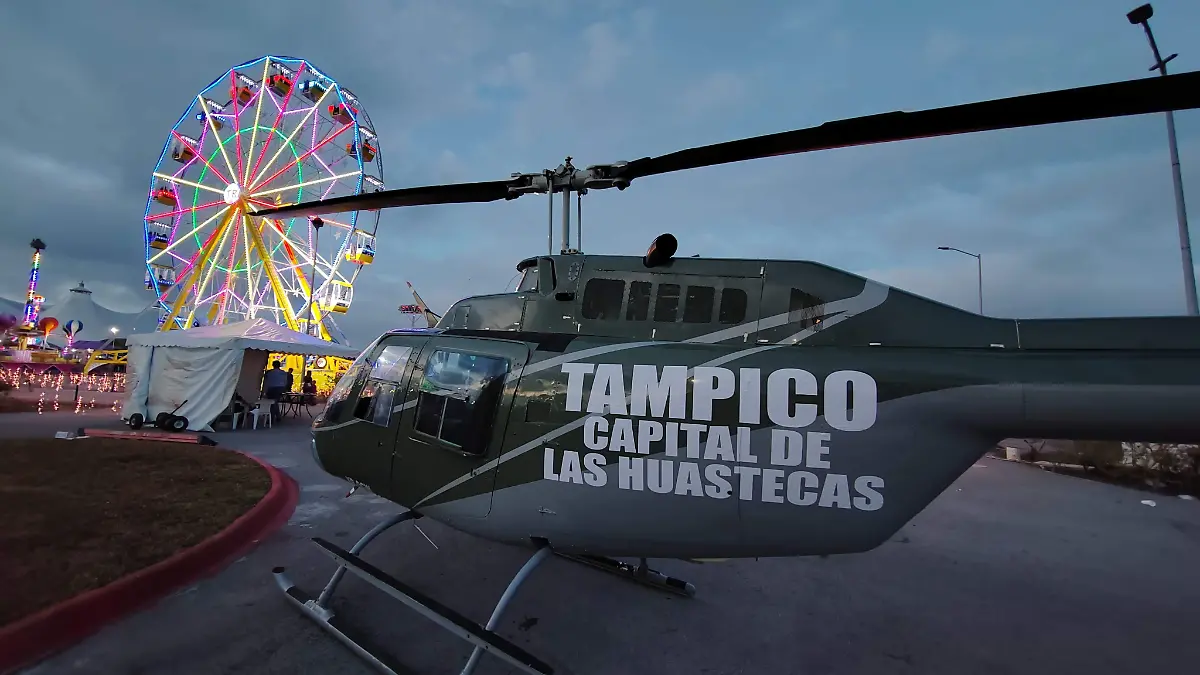 Feria Tampico 2024 promueve vuelos en helicóptero 